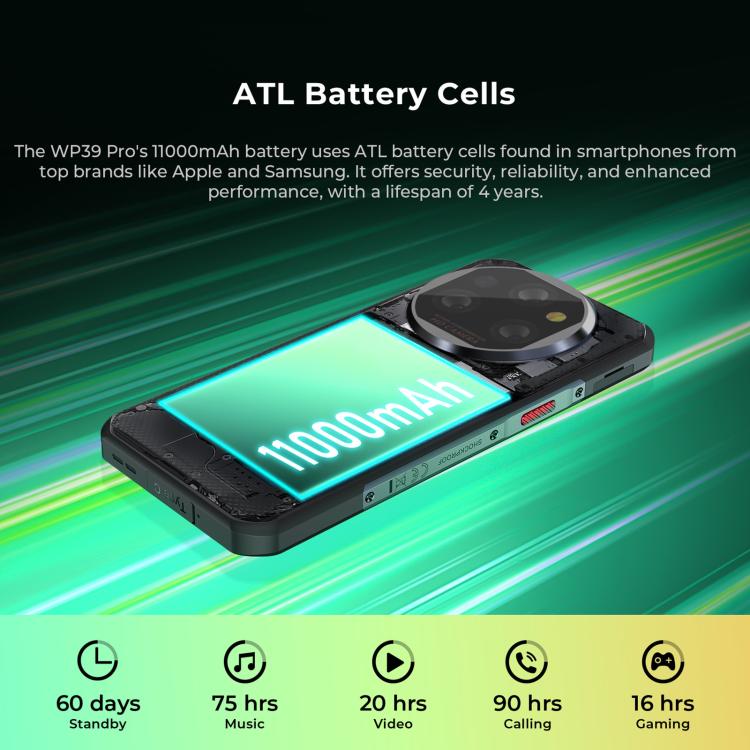 Oukitel WP39 Pro 5G Rugged Phone, 12GB+512GB, Night Vision, Fingerprint Identification, 6.6 inch Android 14 MediaTek Dimensity 6300 Octa Core, NFC, OTG, Network: 5G Oukitel WP39 Pro 5G Rugged Phone, 12GB+512GB, Night Vision, Fingerprint Identification, 6.6 inch Android 14 MediaTek Dimensity 6300 Octa Core, NFC, OTG, Network: 5G